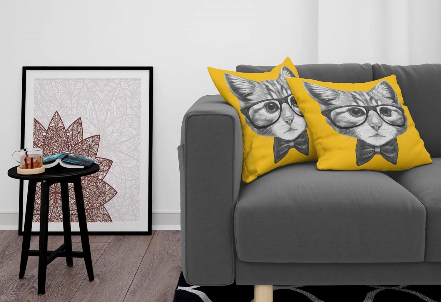 imageAmbesonne Western Decorative Throw Pillow Case Pack of 2 Traditional Rodeo Cowboy Hat and Cowgirl Boots Retro Grunge Background Art Photo Couch Bedroom Living Room Cushion Cover 20 Brown BlackMustard Grey