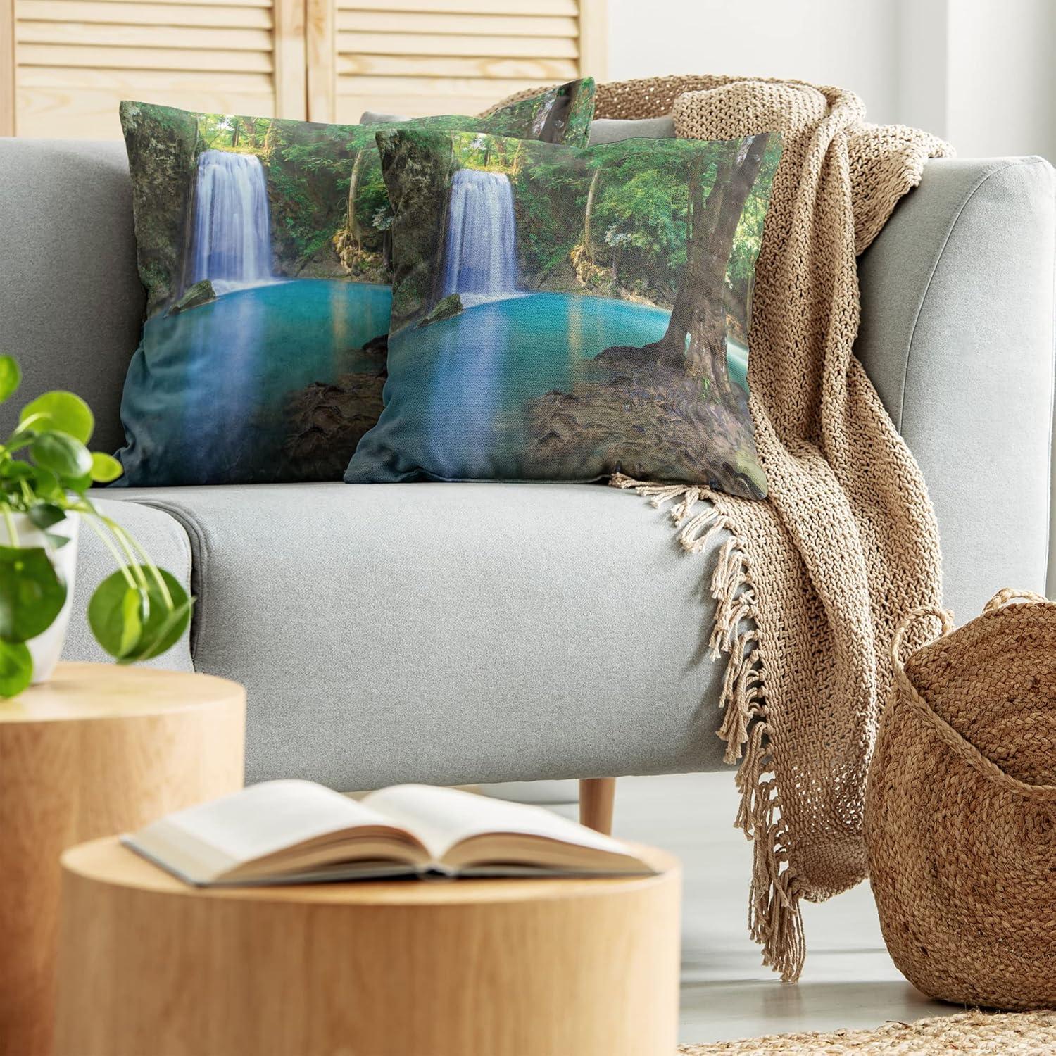 imageAmbesonne Western Decorative Throw Pillow Case Pack of 2 Traditional Rodeo Cowboy Hat and Cowgirl Boots Retro Grunge Background Art Photo Couch Bedroom Living Room Cushion Cover 20 Brown BlackTurquoise Green