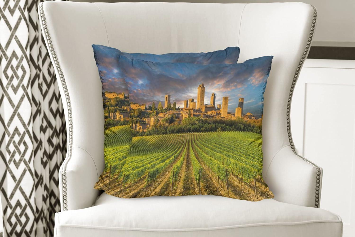 imageAmbesonne Western Decorative Throw Pillow Case Pack of 2 Traditional Rodeo Cowboy Hat and Cowgirl Boots Retro Grunge Background Art Photo Couch Bedroom Living Room Cushion Cover 20 Brown BlackApricot Green