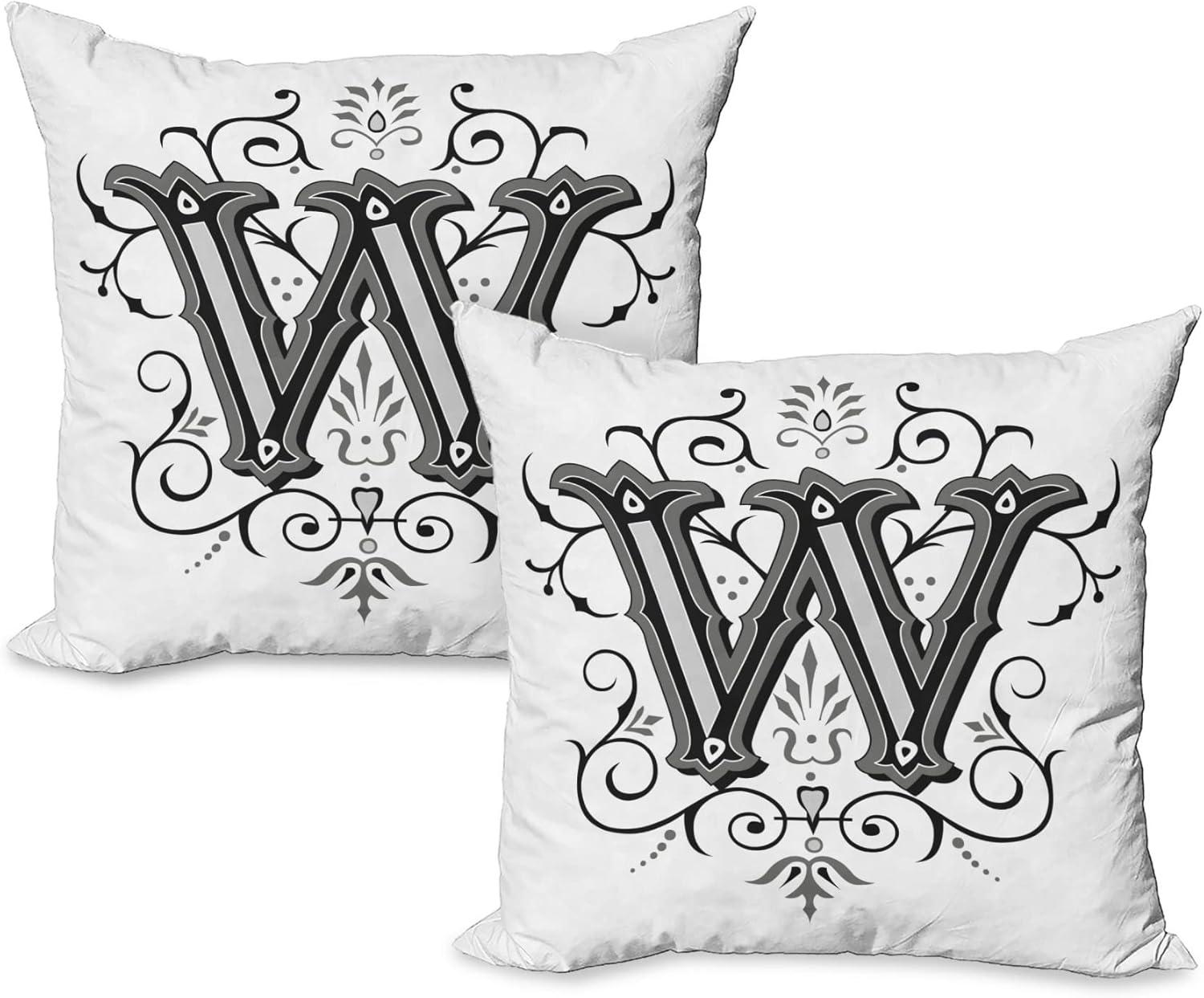 imageAmbesonne Western Decorative Throw Pillow Case Pack of 2 Traditional Rodeo Cowboy Hat and Cowgirl Boots Retro Grunge Background Art Photo Couch Bedroom Living Room Cushion Cover 20 Brown BlackWhite and Black