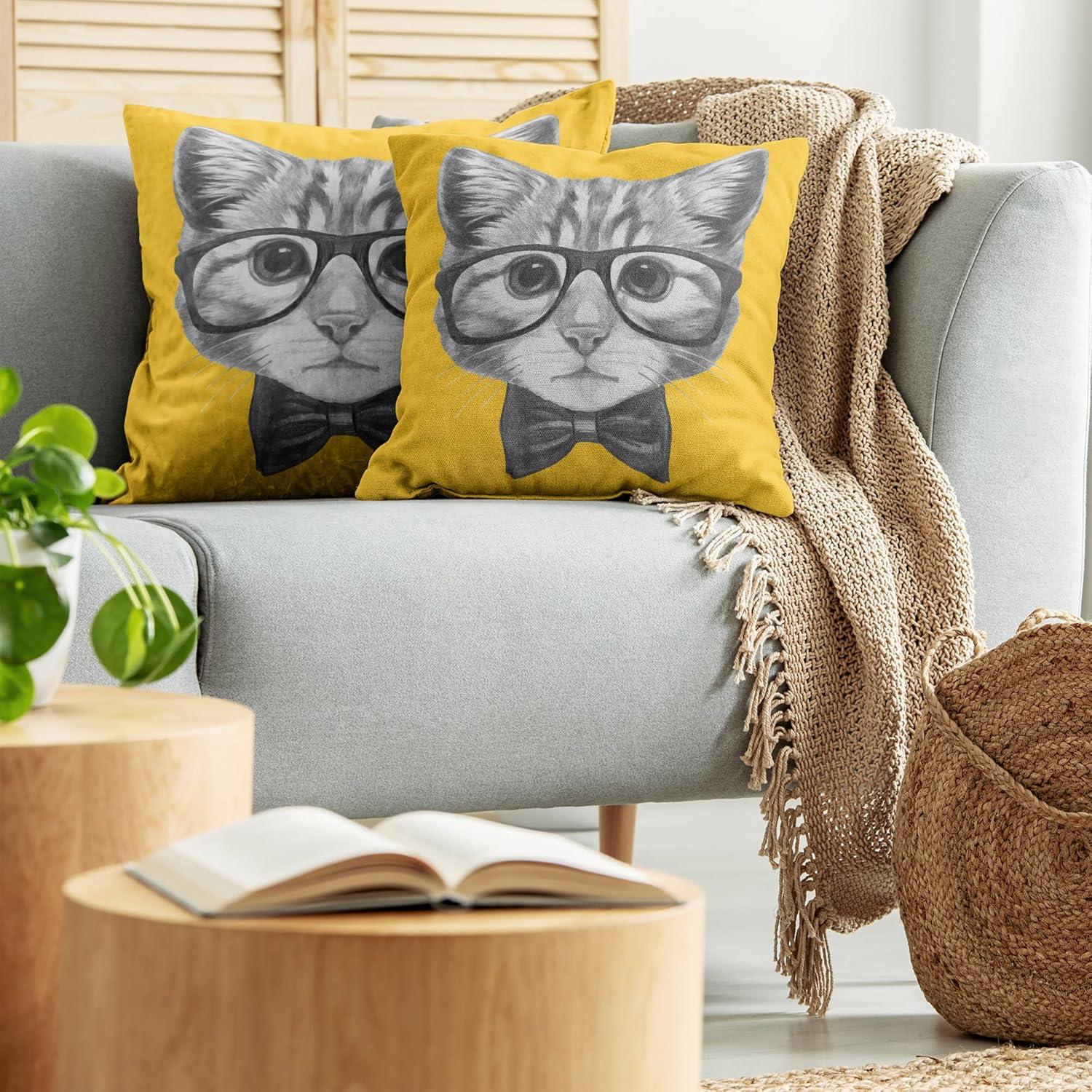 imageAmbesonne Western Decorative Throw Pillow Case Pack of 2 Traditional Rodeo Cowboy Hat and Cowgirl Boots Retro Grunge Background Art Photo Couch Bedroom Living Room Cushion Cover 20 Brown BlackMustard Grey