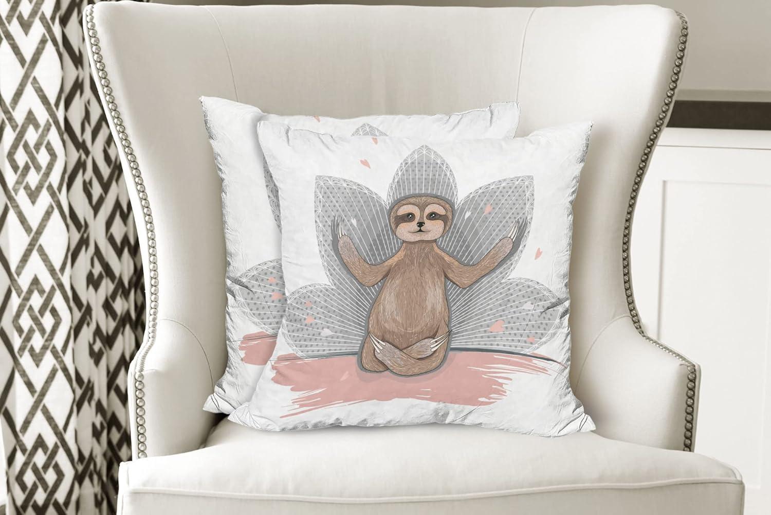 imageAmbesonne Western Decorative Throw Pillow Case Pack of 2 Traditional Rodeo Cowboy Hat and Cowgirl Boots Retro Grunge Background Art Photo Couch Bedroom Living Room Cushion Cover 20 Brown BlackBrown Pink