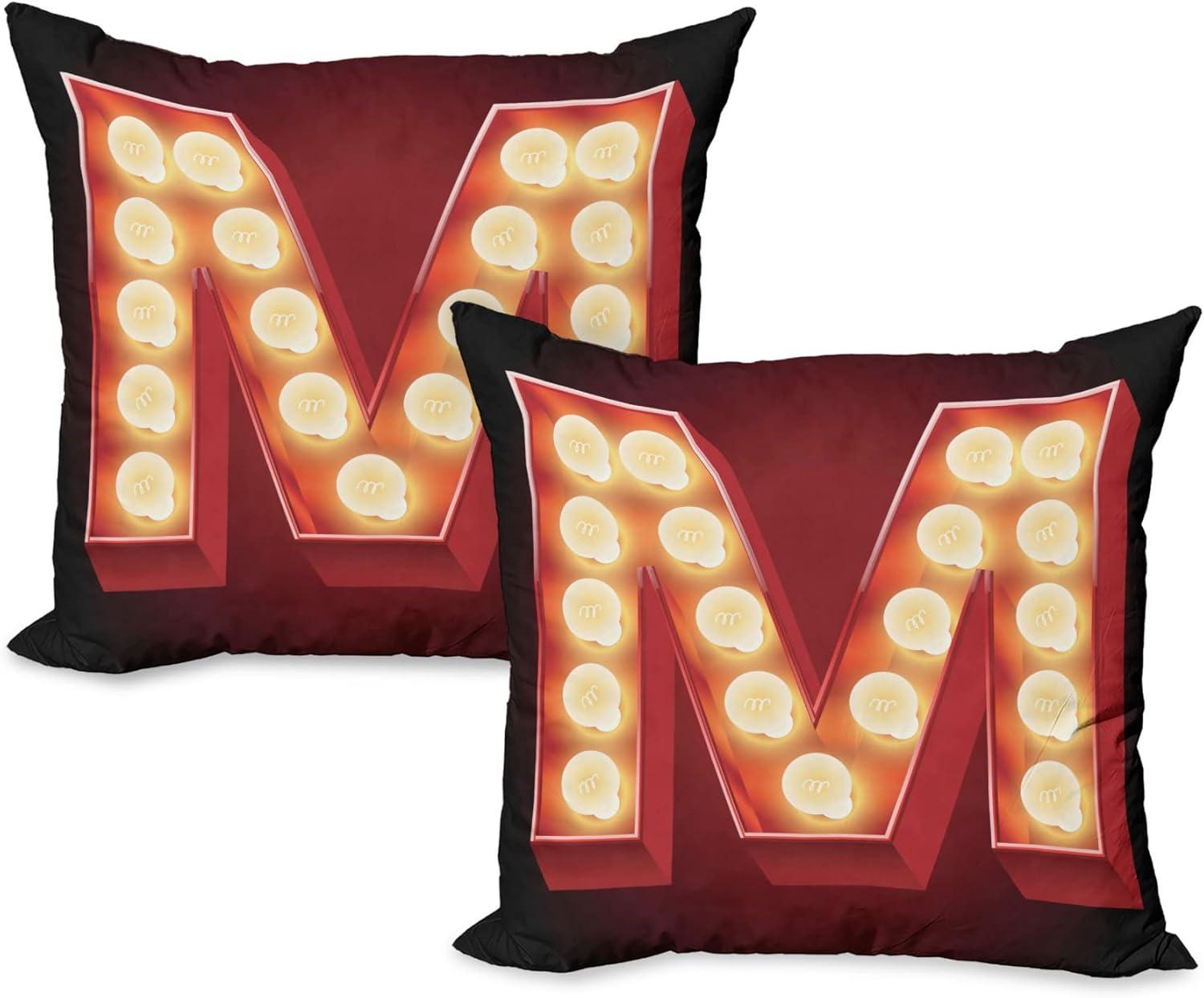 imageAmbesonne Western Decorative Throw Pillow Case Pack of 2 Traditional Rodeo Cowboy Hat and Cowgirl Boots Retro Grunge Background Art Photo Couch Bedroom Living Room Cushion Cover 20 Brown BlackVermilion Yellow