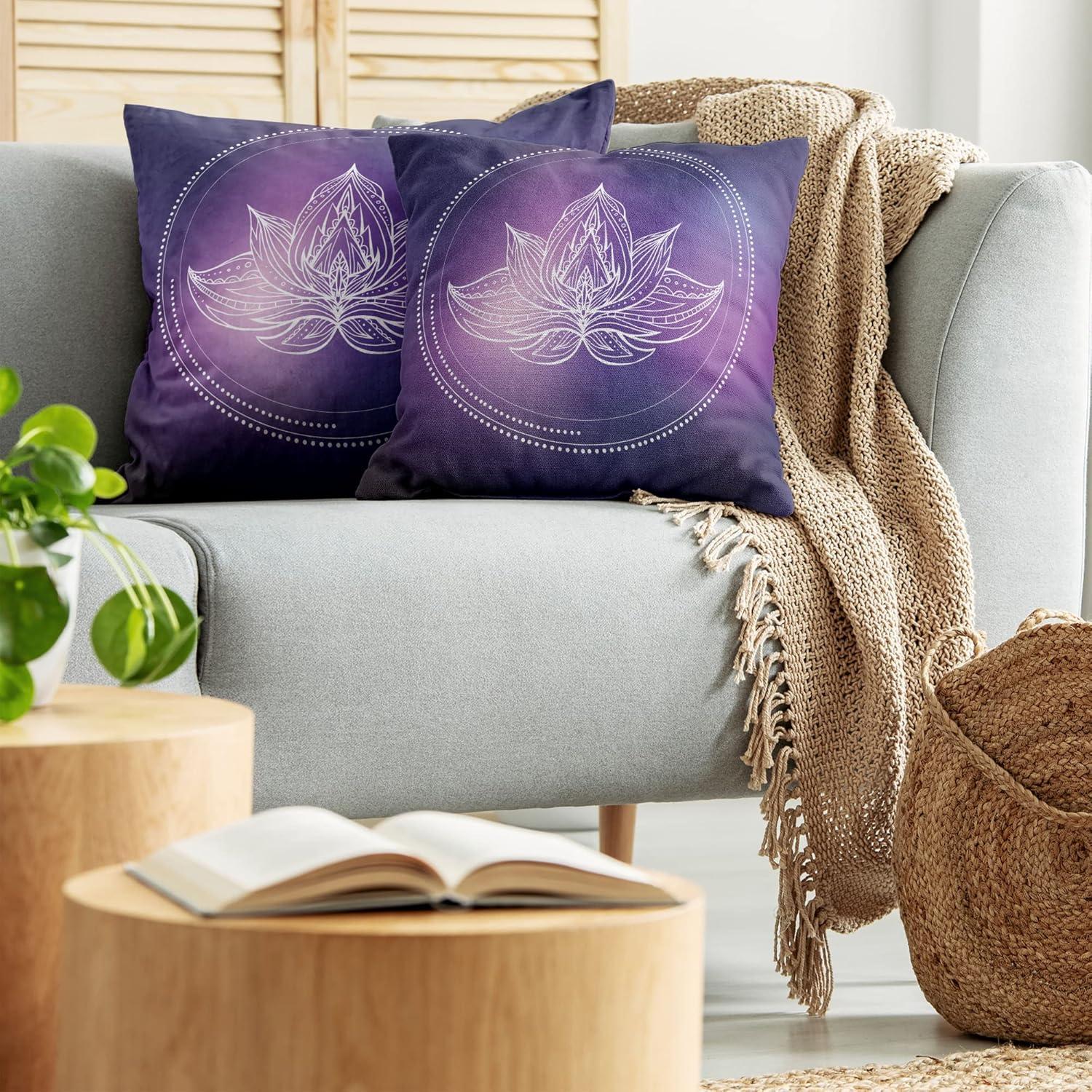 imageAmbesonne Western Decorative Throw Pillow Case Pack of 2 Traditional Rodeo Cowboy Hat and Cowgirl Boots Retro Grunge Background Art Photo Couch Bedroom Living Room Cushion Cover 20 Brown BlackPurple