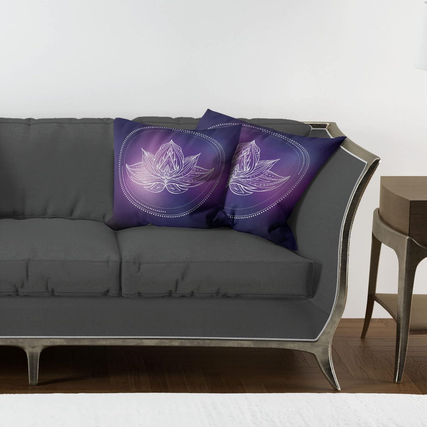 imageAmbesonne Western Decorative Throw Pillow Case Pack of 2 Traditional Rodeo Cowboy Hat and Cowgirl Boots Retro Grunge Background Art Photo Couch Bedroom Living Room Cushion Cover 20 Brown BlackPurple