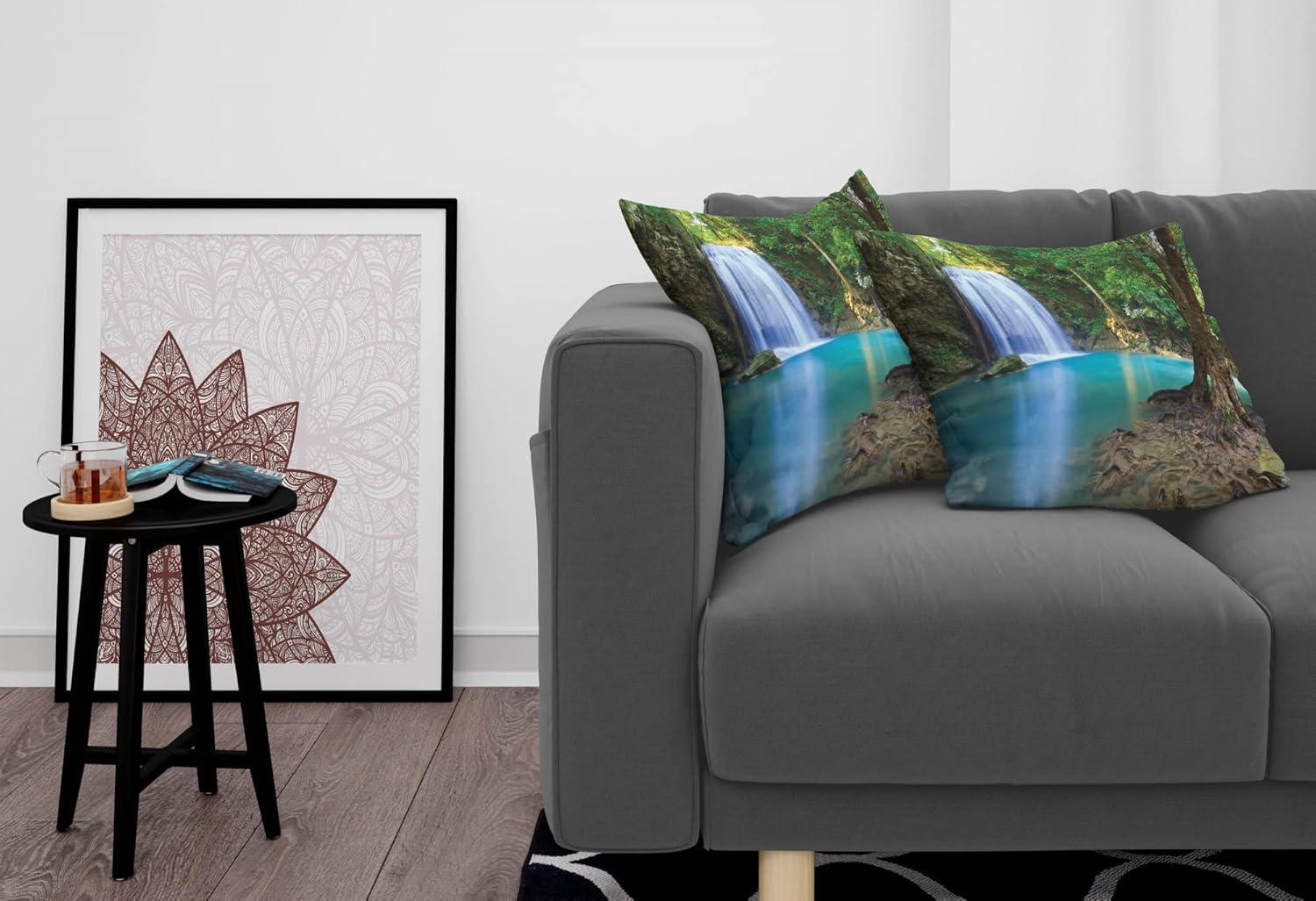 imageAmbesonne Western Decorative Throw Pillow Case Pack of 2 Traditional Rodeo Cowboy Hat and Cowgirl Boots Retro Grunge Background Art Photo Couch Bedroom Living Room Cushion Cover 20 Brown BlackTurquoise Green