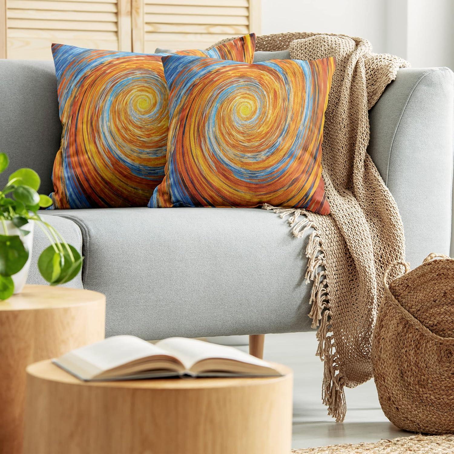 imageAmbesonne Western Decorative Throw Pillow Case Pack of 2 Traditional Rodeo Cowboy Hat and Cowgirl Boots Retro Grunge Background Art Photo Couch Bedroom Living Room Cushion Cover 20 Brown BlackBlue Orange