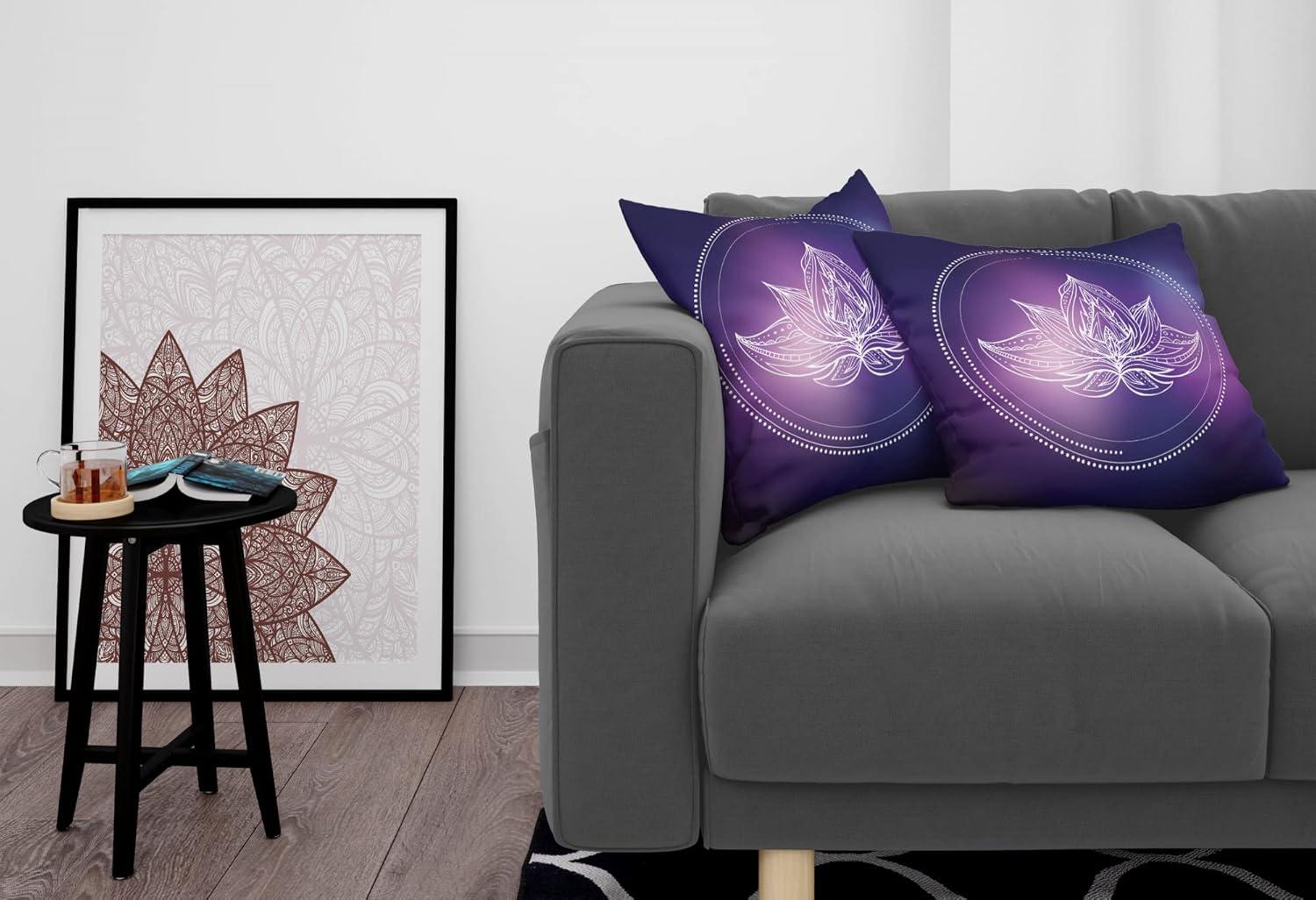 imageAmbesonne Western Decorative Throw Pillow Case Pack of 2 Traditional Rodeo Cowboy Hat and Cowgirl Boots Retro Grunge Background Art Photo Couch Bedroom Living Room Cushion Cover 20 Brown BlackPurple