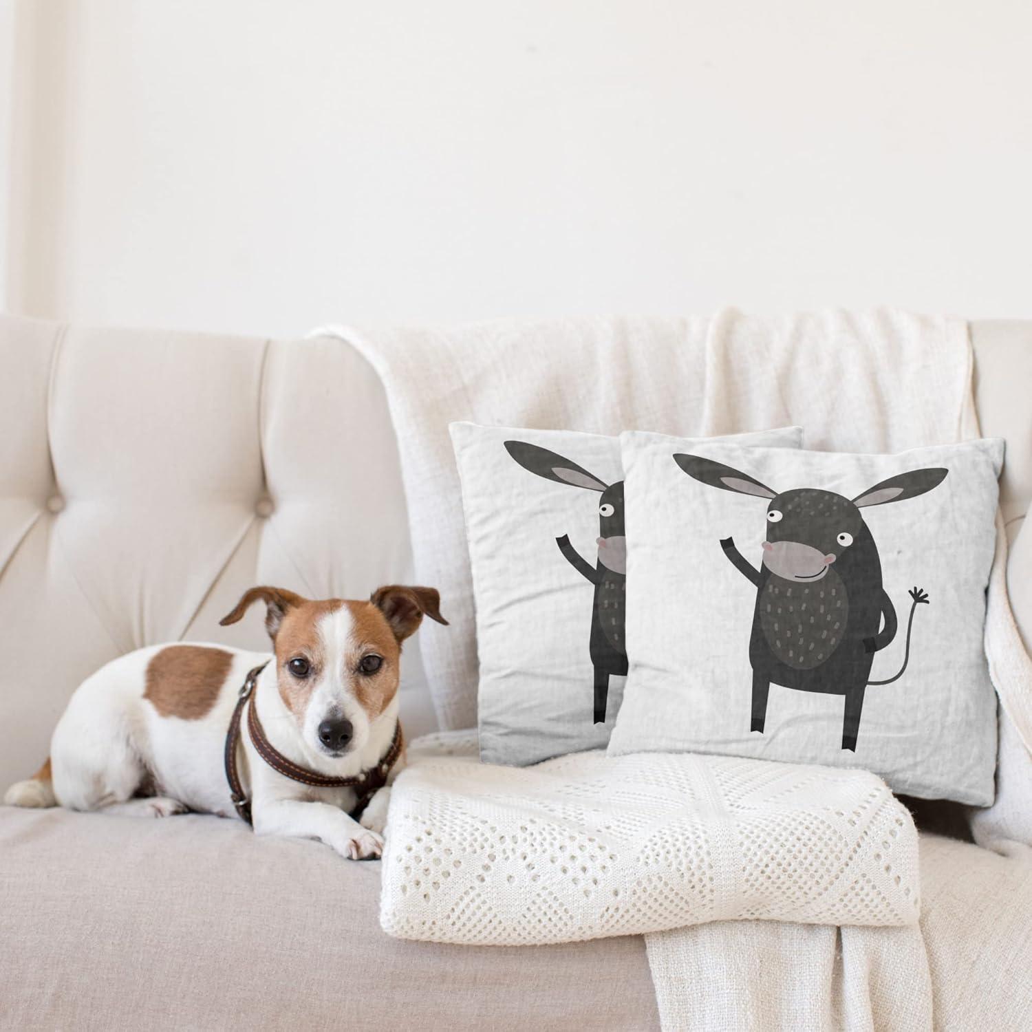 imageAmbesonne Western Decorative Throw Pillow Case Pack of 2 Traditional Rodeo Cowboy Hat and Cowgirl Boots Retro Grunge Background Art Photo Couch Bedroom Living Room Cushion Cover 20 Brown BlackGrey