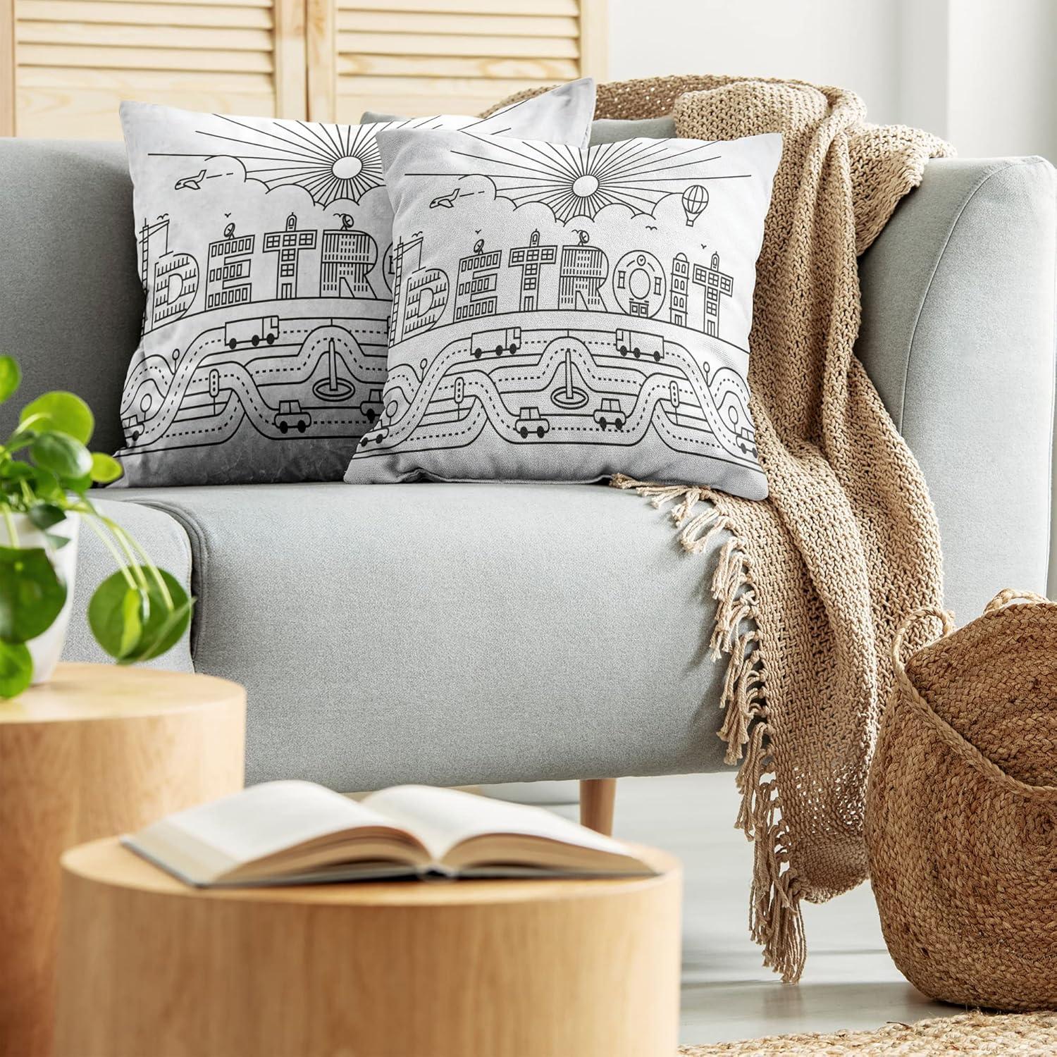 imageAmbesonne Western Decorative Throw Pillow Case Pack of 2 Traditional Rodeo Cowboy Hat and Cowgirl Boots Retro Grunge Background Art Photo Couch Bedroom Living Room Cushion Cover 20 Brown BlackBlack White
