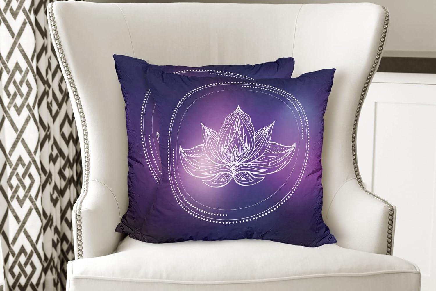 imageAmbesonne Western Decorative Throw Pillow Case Pack of 2 Traditional Rodeo Cowboy Hat and Cowgirl Boots Retro Grunge Background Art Photo Couch Bedroom Living Room Cushion Cover 20 Brown BlackPurple