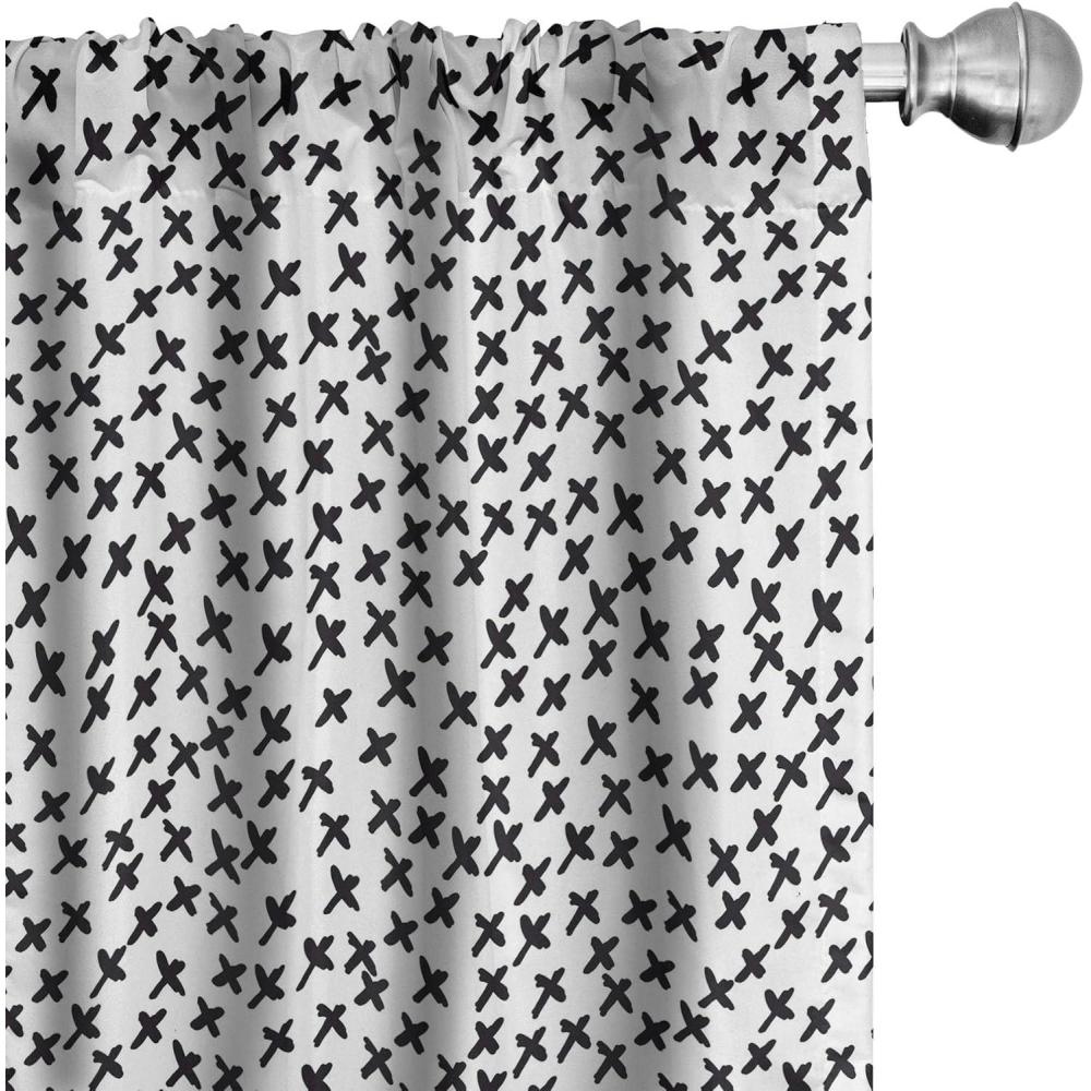 imageAmbesonne Giraffe Curtains Animal Print with African Tree Cartoon Concept Nature Art on Neutral Stripes Window Treatments 2 Panel Set for Living Room Bedroom Pair of 28 x 63 Green Camel TanWhite and Charcoal Grey
