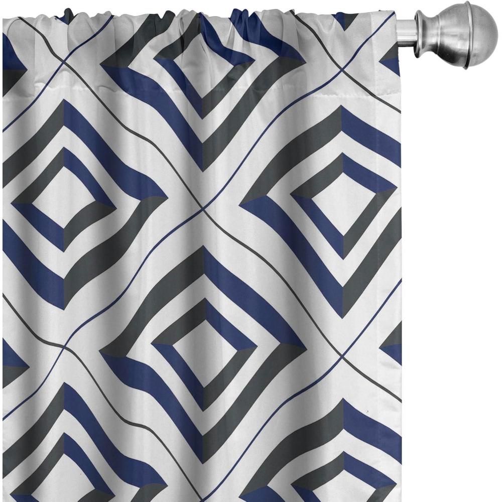 imageAmbesonne Giraffe Curtains Animal Print with African Tree Cartoon Concept Nature Art on Neutral Stripes Window Treatments 2 Panel Set for Living Room Bedroom Pair of 28 x 63 Green Camel TanNavy Blue Dark Taupe Grey