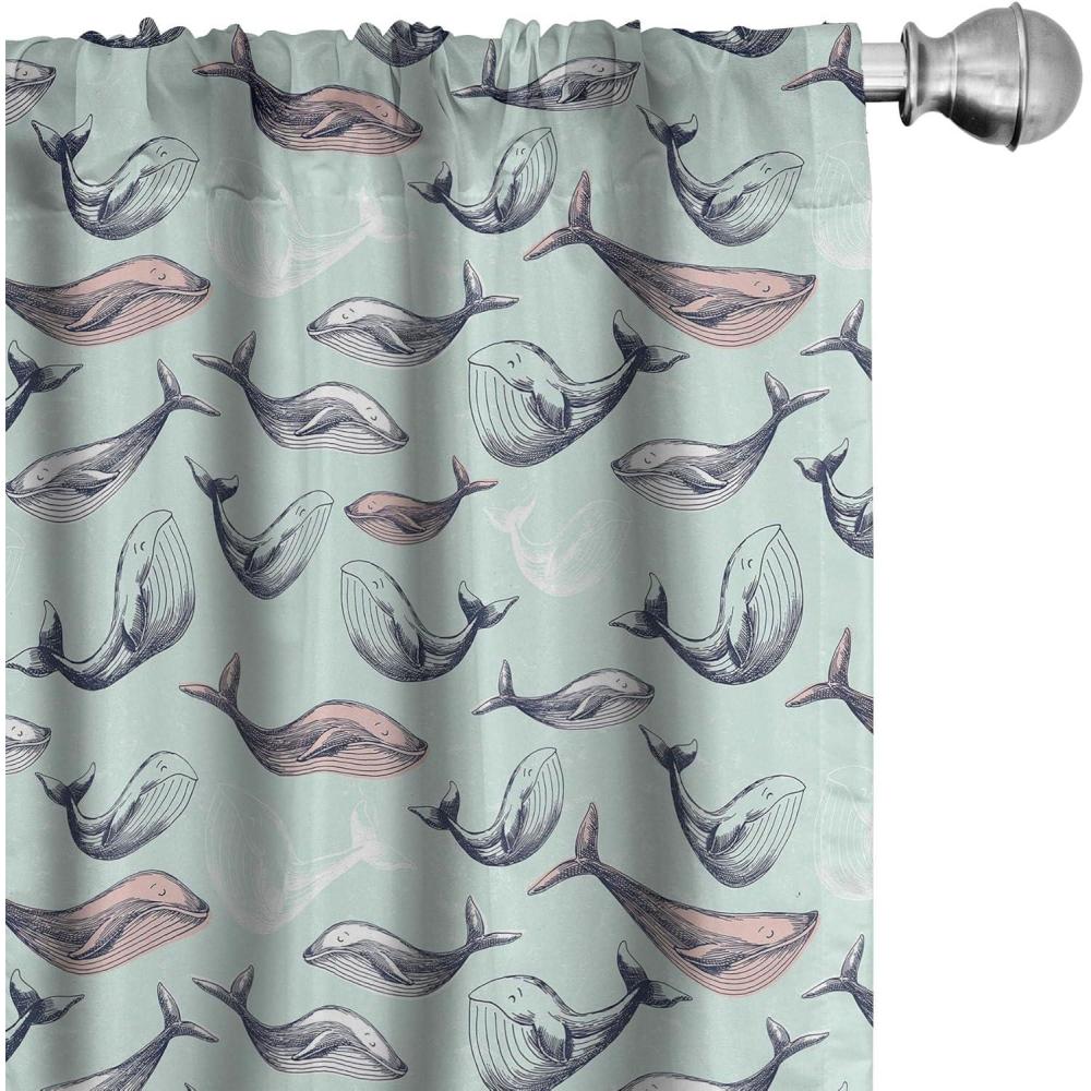 imageAmbesonne Giraffe Curtains Animal Print with African Tree Cartoon Concept Nature Art on Neutral Stripes Window Treatments 2 Panel Set for Living Room Bedroom Pair of 28 x 63 Green Camel TanMint Green Indigo and Rose