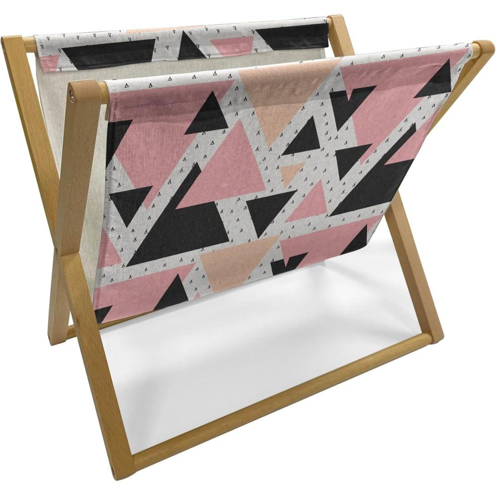 imageAmbesonne I Love You Magazine and Book Holder Romance Pattern with Heart Forms and Love Words Valentines Couples Theme Floor Rack Decor for Interior of Home amp Office 22 x 19 Magenta Dark GreyPeach Coral Black