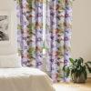 Ambesonne Abstract Modern Art Curtains, Scribble Look Boho Silhouettes Neutral Inspired Forms, Window Treatments 2 Panel Set for Living Room Bedroom, Pair of – 28″ x 84″, Pale Lavender and Off White(Lavender Pale Sepia and Green)