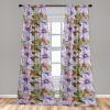 Ambesonne Abstract Modern Art Curtains, Scribble Look Boho Silhouettes Neutral Inspired Forms, Window Treatments 2 Panel Set for Living Room Bedroom, Pair of – 28″ x 84″, Pale Lavender and Off White(Lavender Pale Sepia and Green)