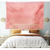 Ambesonne Antique Tapestry, Old World Map Texture Nostalgic Plan Atlas Trace of Life, Wide Wall Hanging for Bedroom Living Room Dorm, 60″ X 40″, Khaki Beige(Peach Coral)