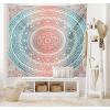 Ambesonne Antique Tapestry, Old World Map Texture Nostalgic Plan Atlas Trace of Life, Wide Wall Hanging for Bedroom Living Room Dorm, 60″ X 40″, Khaki Beige(Teal Coral)
