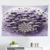 Ambesonne Antique Tapestry, Old World Map Texture Nostalgic Plan Atlas Trace of Life, Wide Wall Hanging for Bedroom Living Room Dorm, 60″ X 40″, Khaki Beige(Lilac Violet)