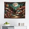Ambesonne Antique Tapestry, Old World Map Texture Nostalgic Plan Atlas Trace of Life, Wide Wall Hanging for Bedroom Living Room Dorm, 60″ X 40″, Khaki Beige(Dark Teal Purple Orange)