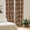Ambesonne Earthy Curtains, Old Weathered Cracked Tree Trunk Look Artwork Modern Minimal Neutral Print, Window Treatments 2 Panel Set for Living Room Bedroom, Pair of – 28″ x 95″, Brown Beige and Grey(Pastel Brown Seal Brown)