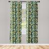 Ambesonne Earthy Curtains, Old Weathered Cracked Tree Trunk Look Artwork Modern Minimal Neutral Print, Window Treatments 2 Panel Set for Living Room Bedroom, Pair of – 28″ x 95″, Brown Beige and Grey(Dark Teal and Pastel Yellow)