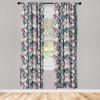 Ambesonne Earthy Curtains, Old Weathered Cracked Tree Trunk Look Artwork Modern Minimal Neutral Print, Window Treatments 2 Panel Set for Living Room Bedroom, Pair of – 28″ x 95″, Brown Beige and Grey(Petrol Blue and Pale Purple)