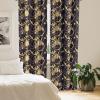 Ambesonne Earthy Curtains, Old Weathered Cracked Tree Trunk Look Artwork Modern Minimal Neutral Print, Window Treatments 2 Panel Set for Living Room Bedroom, Pair of – 28″ x 95″, Brown Beige and Grey(Dark Purple Pale Mustard)