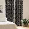 Ambesonne Earthy Curtains, Old Weathered Cracked Tree Trunk Look Artwork Modern Minimal Neutral Print, Window Treatments 2 Panel Set for Living Room Bedroom, Pair of – 28″ x 95″, Brown Beige and Grey(Black Umber Taupe)