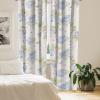 Ambesonne Garden Scene Curtains, Springtime Vibes Neutral Colors Boho Flowers Vintage Autumn Print, Window Treatments 2 Panel Set for Living Room Bedroom, Pair of – 28″ x 84″, Pale Khaki White Camel(Pistachio Green and Cream)