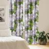 Ambesonne Garden Scene Curtains, Springtime Vibes Neutral Colors Boho Flowers Vintage Autumn Print, Window Treatments 2 Panel Set for Living Room Bedroom, Pair of – 28″ x 84″, Pale Khaki White Camel(Fern Green Pale Grey)