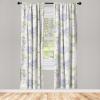 Ambesonne Garden Scene Curtains, Springtime Vibes Neutral Colors Boho Flowers Vintage Autumn Print, Window Treatments 2 Panel Set for Living Room Bedroom, Pair of – 28″ x 84″, Pale Khaki White Camel(Pistachio Green and Cream)