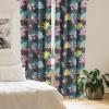 Ambesonne Garden Scene Curtains, Springtime Vibes Neutral Colors Boho Flowers Vintage Autumn Print, Window Treatments 2 Panel Set for Living Room Bedroom, Pair of – 28″ x 84″, Pale Khaki White Camel(Mustard and Pastel Pink)