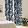 Ambesonne Garden Scene Curtains, Springtime Vibes Neutral Colors Boho Flowers Vintage Autumn Print, Window Treatments 2 Panel Set for Living Room Bedroom, Pair of – 28″ x 84″, Pale Khaki White Camel(Dark Sky Blue Dusk)