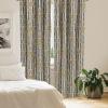 Ambesonne Garden Scene Curtains, Springtime Vibes Neutral Colors Boho Flowers Vintage Autumn Print, Window Treatments 2 Panel Set for Living Room Bedroom, Pair of – 28″ x 84″, Pale Khaki White Camel(Dark Mustard Amber)