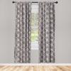 Ambesonne Giraffe Curtains, Animal Print with African Tree Cartoon Concept Nature Art on Neutral Stripes, Window Treatments 2 Panel Set for Living Room Bedroom, Pair of – 28″ x 63″, Green Camel Tan(Warm Taupe and Slate Blue)