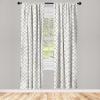 Ambesonne Giraffe Curtains, Animal Print with African Tree Cartoon Concept Nature Art on Neutral Stripes, Window Treatments 2 Panel Set for Living Room Bedroom, Pair of – 28″ x 63″, Green Camel Tan(Pale Taupe Brown White)