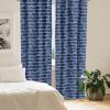 Ambesonne Giraffe Curtains, Animal Print with African Tree Cartoon Concept Nature Art on Neutral Stripes, Window Treatments 2 Panel Set for Living Room Bedroom, Pair of – 28″ x 63″, Green Camel Tan(Indigo and Slate Blue)