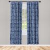 Ambesonne Giraffe Curtains, Animal Print with African Tree Cartoon Concept Nature Art on Neutral Stripes, Window Treatments 2 Panel Set for Living Room Bedroom, Pair of – 28″ x 63″, Green Camel Tan(Indigo and Slate Blue)