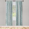 Ambesonne Giraffe Curtains, Animal Print with African Tree Cartoon Concept Nature Art on Neutral Stripes, Window Treatments 2 Panel Set for Living Room Bedroom, Pair of – 28″ x 63″, Green Camel Tan(Cadet Blue Yellow and Grey)