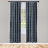 Ambesonne Giraffe Curtains, Animal Print with African Tree Cartoon Concept Nature Art on Neutral Stripes, Window Treatments 2 Panel Set for Living Room Bedroom, Pair of – 28″ x 63″, Green Camel Tan(Night Blue and Camel)