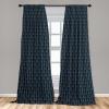 Ambesonne Giraffe Curtains, Animal Print with African Tree Cartoon Concept Nature Art on Neutral Stripes, Window Treatments 2 Panel Set for Living Room Bedroom, Pair of – 28″ x 63″, Green Camel Tan(Night Blue and Camel)