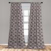 Ambesonne Giraffe Curtains, Animal Print with African Tree Cartoon Concept Nature Art on Neutral Stripes, Window Treatments 2 Panel Set for Living Room Bedroom, Pair of – 28″ x 63″, Green Camel Tan(Warm Taupe and Slate Blue)