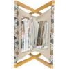 Ambesonne I Love You Magazine and Book Holder, Romance Pattern with Heart Forms and Love Words Valentines Couples Theme, Floor Rack Decor for Interior of Home & Office, 22″ x 19″, Magenta Dark Grey(Tan Brown Sage Green)