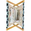 Ambesonne I Love You Magazine and Book Holder, Romance Pattern with Heart Forms and Love Words Valentines Couples Theme, Floor Rack Decor for Interior of Home & Office, 22″ x 19″, Magenta Dark Grey(Slate Blue Black)