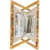 Ambesonne I Love You Magazine and Book Holder, Romance Pattern with Heart Forms and Love Words Valentines Couples Theme, Floor Rack Decor for Interior of Home & Office, 22″ x 19″, Magenta Dark Grey(Orange Green)