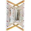 Ambesonne I Love You Magazine and Book Holder, Romance Pattern with Heart Forms and Love Words Valentines Couples Theme, Floor Rack Decor for Interior of Home & Office, 22″ x 19″, Magenta Dark Grey(Red White Black)