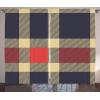 Ambesonne Rustic Curtains, Stone Wall of Dated Closed Barn Gothic Medieval European Urban City Town Scenery, Living Room Bedroom Window Drapes 2 Panel Set, 108″ X 90″, Grey Blue(Blue Coral)