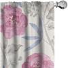 Ambesonne Garden Scene Curtains, Springtime Vibes Neutral Colors Boho Flowers Vintage Autumn Print, Window Treatments 2 Panel Set for Living Room Bedroom, Pair of – 28″ x 84″, Pale Khaki White Camel(Pale Pink Pale Grey)